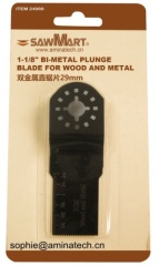 1-1/8 in. Bi-metal Oscillating Multi-Tool plunge blade for wood and metal