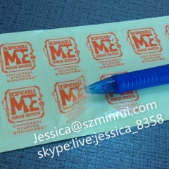 Hot Sale Manufacturing Price Custom Square Clear Vinyl Stickers With Logo Transparent Stickers