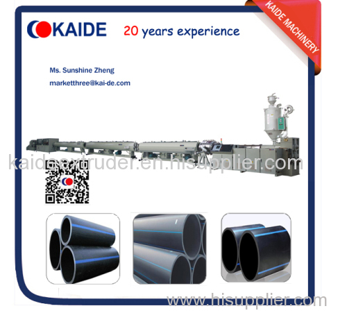 High Speed HDPE pipe prouduction line HDPE pipe machine KAIDE