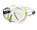 Yellow Frame Clear Free Diving Mask Prescription Dive Goggles Customized