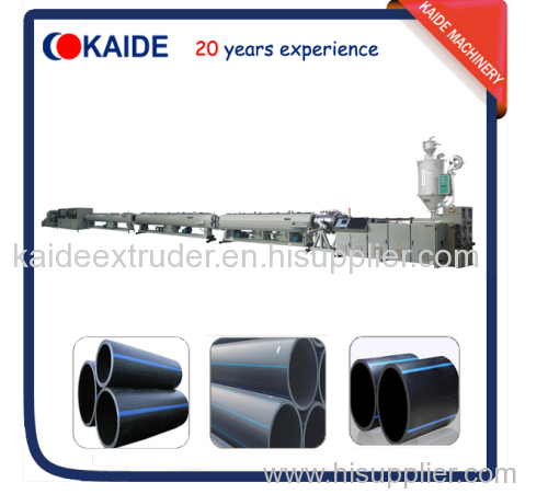 Large diamter HDPE pipe extrusion line 75-630mm KAIDE