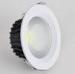 20W White Commercial Cob Led Downlight 3000K - 6500k For Showroom / Bathroom