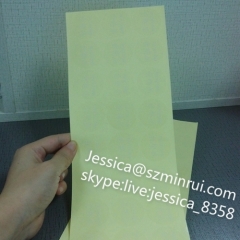Custom Waterproof Self Adhesive Transparent Sticker Label Clear Vinyl Sticker With Glossy Lamination For Cosmetics