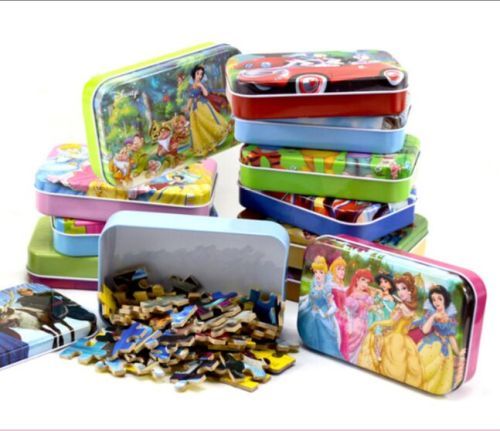 hot sell Puzzle in color printed tin box