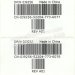 Widely Used Customized Security Tags Printing Bar Code Print Special Number With Strong Adhesive