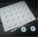 Security warranty screw seal stickers