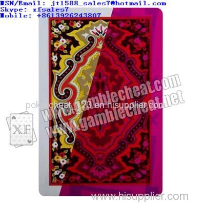 XF Gamble Magic King KEM Plastic Cards For Marked Cards With Red And White Color