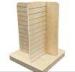 Wood Slatwall Display Stands With Metal Hangers for Garment