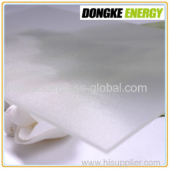 AR coating low iron solar float glass