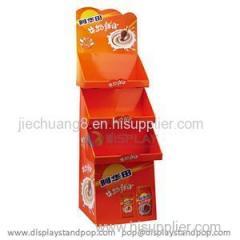 Custom Made Supermarket Cardboard Advertising Display Stands