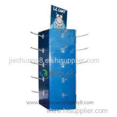 Hot Sell Floor Standing Paper Hook Display