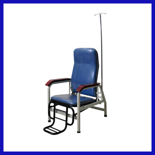 Metal blood transfusion chair
