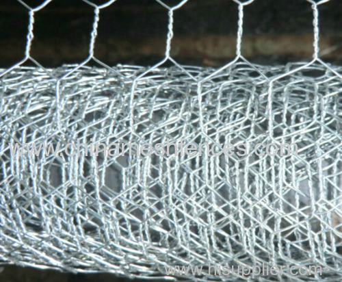 Normal twist electro-galvanized hexagonal wire mesh