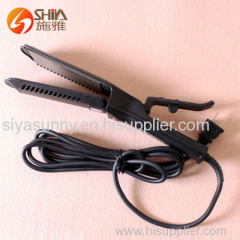 professional electric scissor style hair straightener flat iron for woman