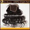 Black Chinese Human Swiss Lace Top Hair Closure Body Wave 4A Grade
