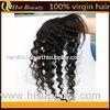 Deep Curly Lace Top Closure Chinese Human Hair Natural Color Tangle Free