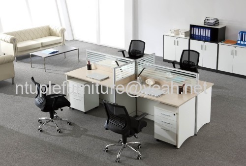 four seater office workstation/office partition/office panel/office screen