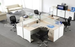 4 seater office workstation call center