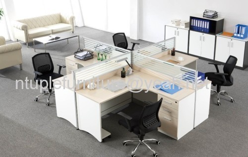 4 seater office workstation call center
