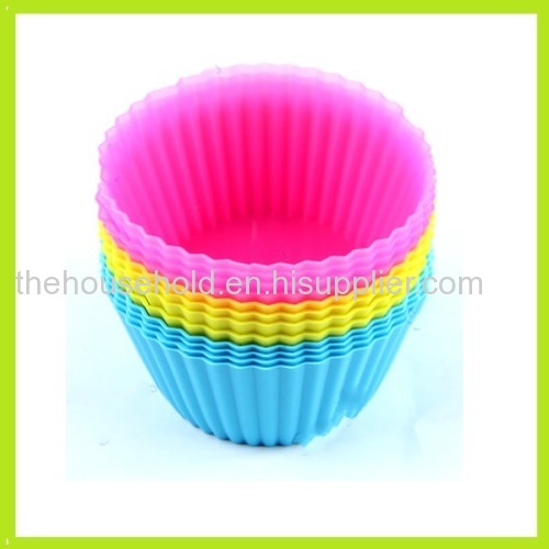 easy falling food grade silicone baking muffin cupcake mold top-rated silicone baking cupcake liners