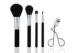 Small Gift Travel Makeup Brush Set Professional Eco Makeup Brushes Black