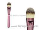 Pink Single Travel Size Stippling Makeup Brush For Powder Foundation