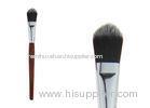 Professional Single Powder Tapered Foundation Brush Makeup With Wooden Handle