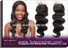 Brazilian Lace Top Closure Natural Colored Curly Human Hair 10" - 18" Length