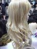 Long Blonde Heat Resistant Synthetic Full Lace Wigs Body Wave Style