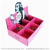 Counter Top Cardboard Cosmetics Counter Display with 6 Pockets