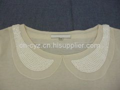 Women's Pure Collor Crew Neck Pullovers