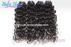 Customized Indian Curl Grade 6A Virgin Hair Weft Hair Extensions For Black Women