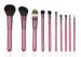 10 Piece Flat Top Professional Makeup Brush Set / Private Label Makeup Brushes