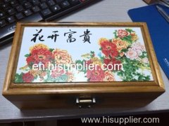 White Ink UV LED inkjet printer for wood With Embossing