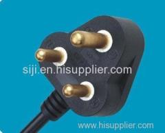 3 PIN 16A/250V SABS certificate South Africa plug