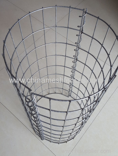 Heavy Zinc-coating Round Type Welded Mesh Gabion Baskets