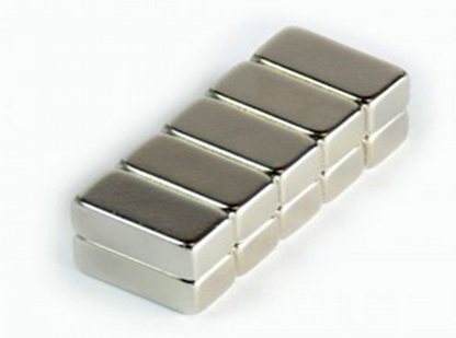 N35 Zinc plated big neodymium Block magnets