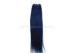 Customized Chinese Blue Non Remy Human Hair Extensions Long Straight
