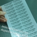 Custom Rectangle Sliver Letters Printed Water Resistant Transparent Stickers Private Label Manufacturers From China