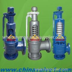 Spring loaded full lift pressure safety valve