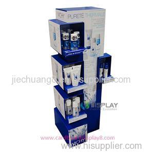 Super Market Retail Paper Display Shelf For Shampoo