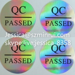 New Style Custom Warranty Hologram Label Anti-counterfeit Label Tamper Evident Printed Hologram Stickers
