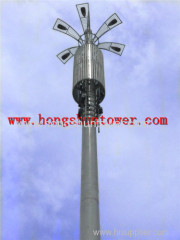 communication steel tower monopole antenna tower