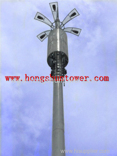 communication steel tower monopole antenna tower