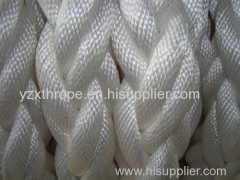 Whloesale 8 strand polypropylene rope/mooring rope 40-160mm used in boat or vessel