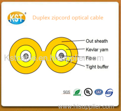 Optical fiber cable/duplex zipcord communication Indoor optical CableGJFJV