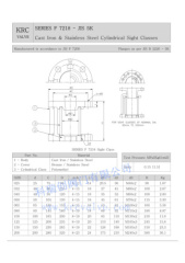 JIS MARINE CYLINDRICAL SIGHT CLASSES FC