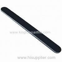 classical black staight nail file