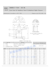 JIS MARINE STAINLESS STEEL CYLINDRICAL SIGHT CLASSES