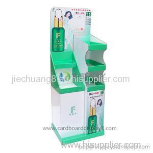 Advertising Greeting Card Cardboard POP Display For Cosmetics